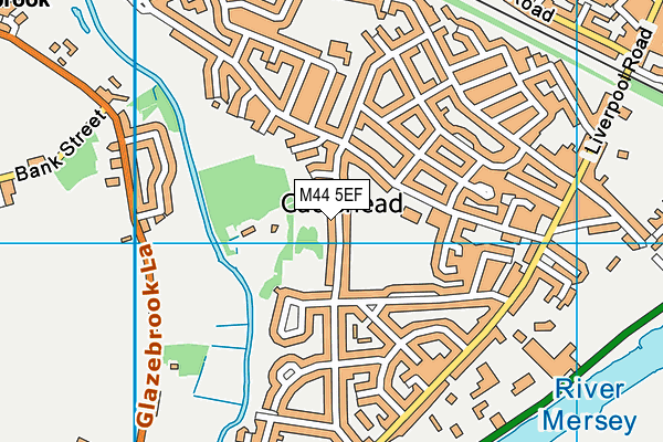 M44 5EF map - OS VectorMap District (Ordnance Survey)