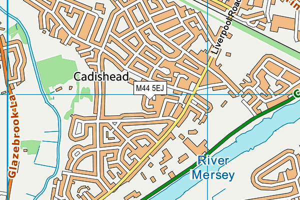 M44 5EJ map - OS VectorMap District (Ordnance Survey)