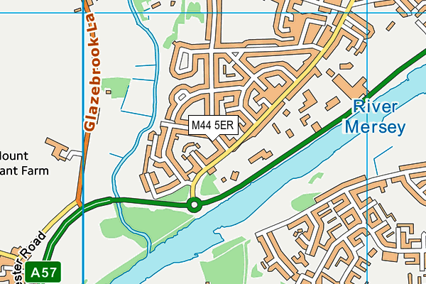 M44 5ER map - OS VectorMap District (Ordnance Survey)