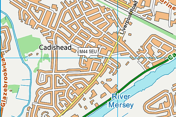 M44 5EU map - OS VectorMap District (Ordnance Survey)