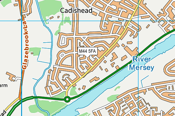 M44 5FA map - OS VectorMap District (Ordnance Survey)