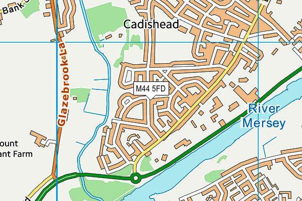 M44 5FD map - OS VectorMap District (Ordnance Survey)