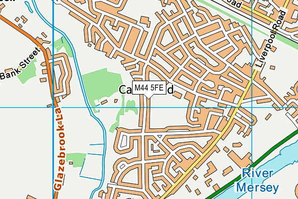 M44 5FE map - OS VectorMap District (Ordnance Survey)