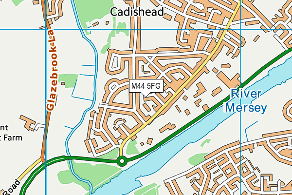 M44 5FG map - OS VectorMap District (Ordnance Survey)