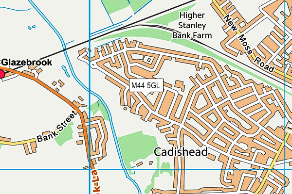 M44 5GL map - OS VectorMap District (Ordnance Survey)