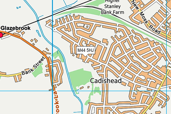 M44 5HJ map - OS VectorMap District (Ordnance Survey)