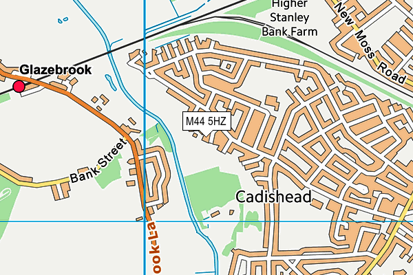 M44 5HZ map - OS VectorMap District (Ordnance Survey)