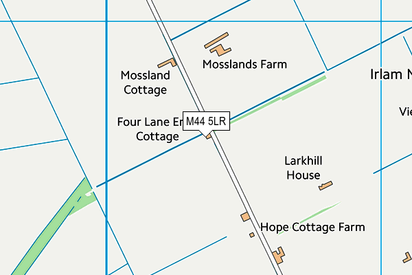 M44 5LR map - OS VectorMap District (Ordnance Survey)