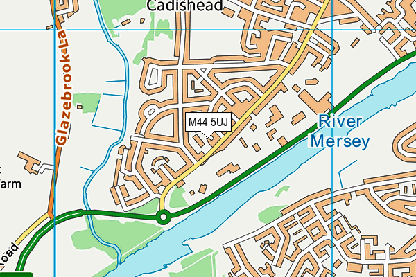 M44 5UJ map - OS VectorMap District (Ordnance Survey)