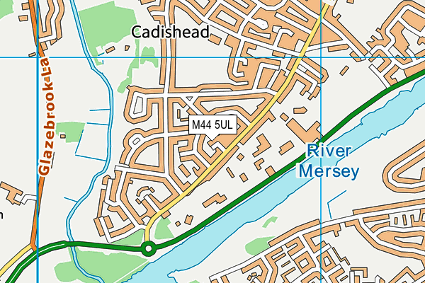 M44 5UL map - OS VectorMap District (Ordnance Survey)