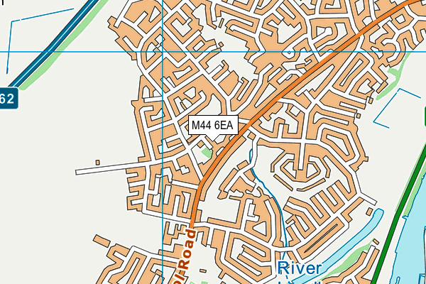 M44 6EA map - OS VectorMap District (Ordnance Survey)