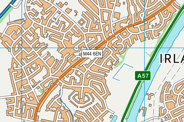 M44 6EN map - OS VectorMap District (Ordnance Survey)