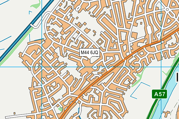 M44 6JQ map - OS VectorMap District (Ordnance Survey)