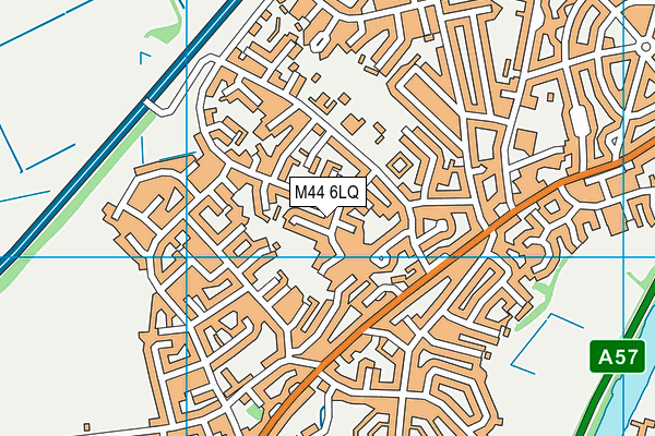 M44 6LQ map - OS VectorMap District (Ordnance Survey)