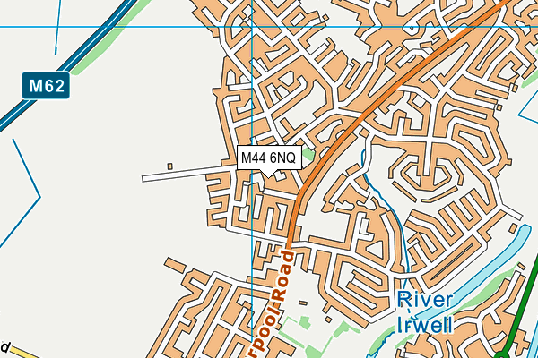 M44 6NQ map - OS VectorMap District (Ordnance Survey)