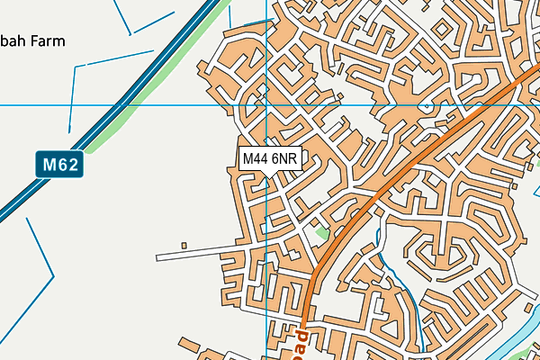 M44 6NR map - OS VectorMap District (Ordnance Survey)