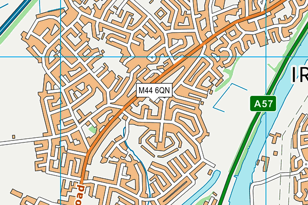 M44 6QN map - OS VectorMap District (Ordnance Survey)