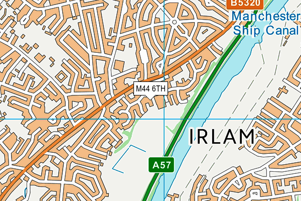 M44 6TH map - OS VectorMap District (Ordnance Survey)