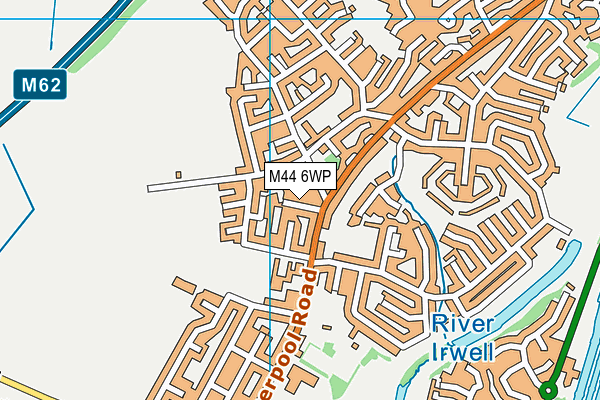 M44 6WP map - OS VectorMap District (Ordnance Survey)