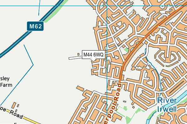 M44 6WQ map - OS VectorMap District (Ordnance Survey)