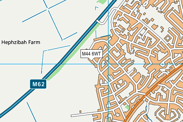 M44 6WT map - OS VectorMap District (Ordnance Survey)