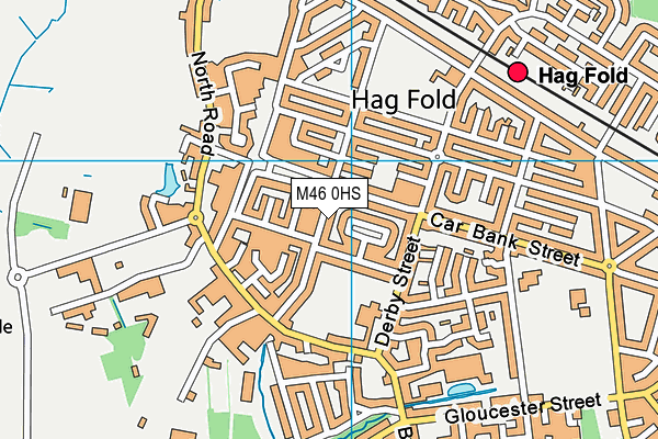 M46 0HS map - OS VectorMap District (Ordnance Survey)