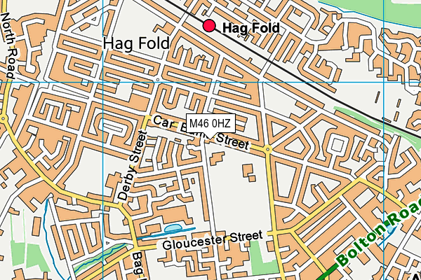 M46 0HZ map - OS VectorMap District (Ordnance Survey)