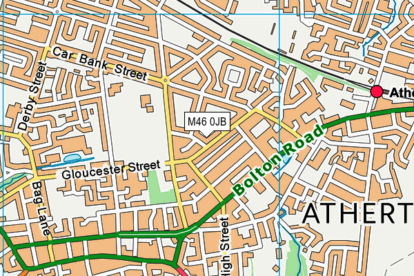 Two Porches School (Closed) map (M46 0JB) - OS VectorMap District (Ordnance Survey)