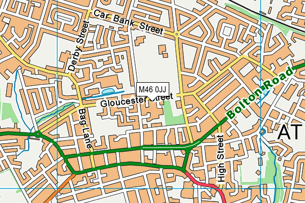 M46 0JJ map - OS VectorMap District (Ordnance Survey)