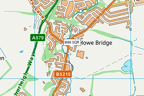 M46 0QR map - OS VectorMap District (Ordnance Survey)