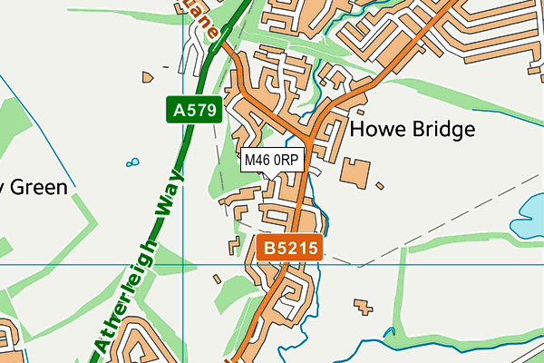 M46 0RP map - OS VectorMap District (Ordnance Survey)