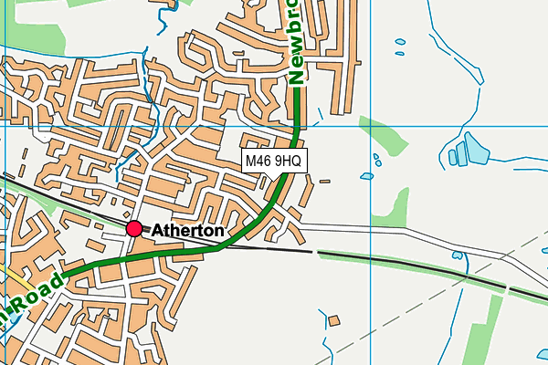 M46 9HQ map - OS VectorMap District (Ordnance Survey)