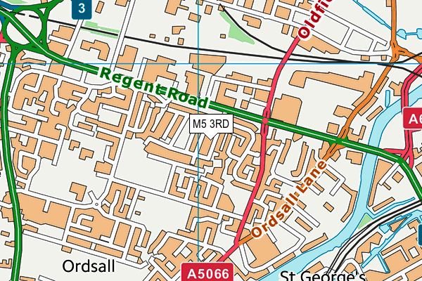 M5 3RD map - OS VectorMap District (Ordnance Survey)