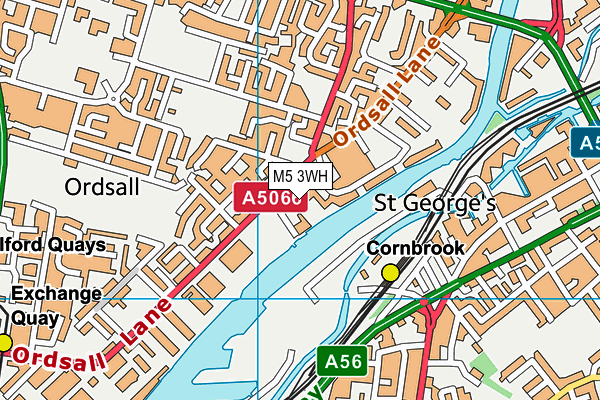 M5 3WH map - OS VectorMap District (Ordnance Survey)