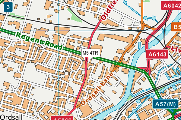 M5 4TR map - OS VectorMap District (Ordnance Survey)