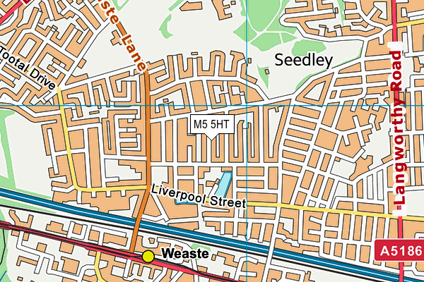 M5 5HT map - OS VectorMap District (Ordnance Survey)