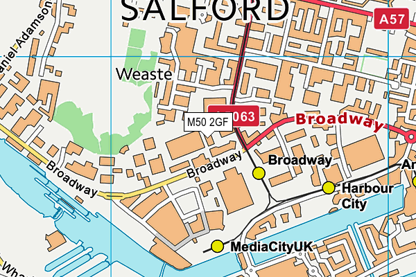 M50 2GF map - OS VectorMap District (Ordnance Survey)