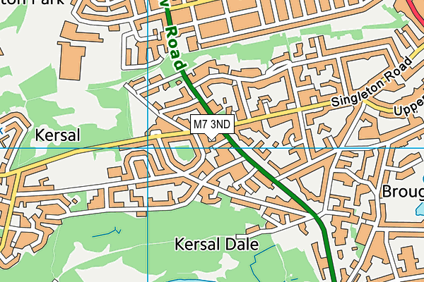 M7 3ND map - OS VectorMap District (Ordnance Survey)