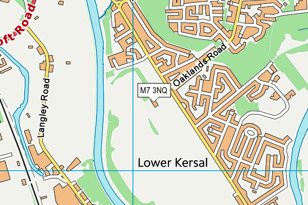 Salford Sports Village map (M7 3NQ) - OS VectorMap District (Ordnance Survey)