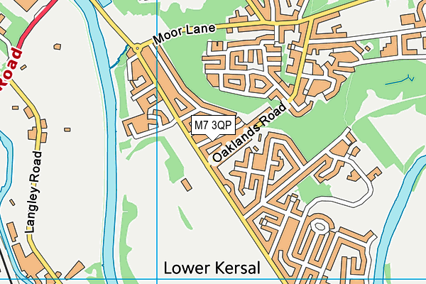 M7 3QP map - OS VectorMap District (Ordnance Survey)