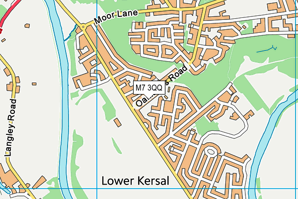M7 3QQ map - OS VectorMap District (Ordnance Survey)