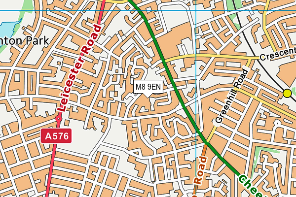 M8 9EN map - OS VectorMap District (Ordnance Survey)