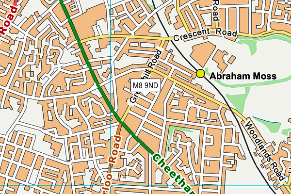 M8 9ND map - OS VectorMap District (Ordnance Survey)