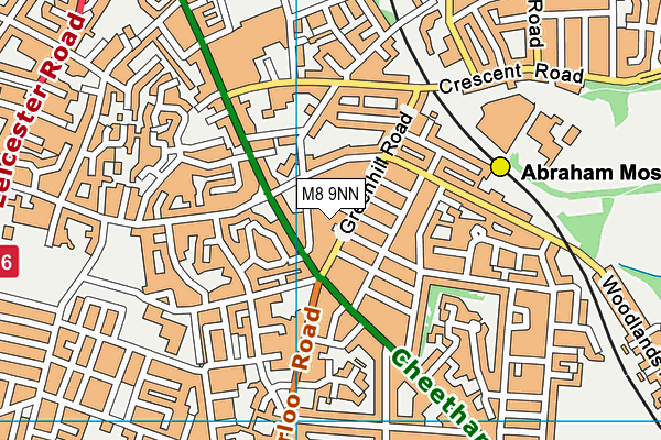 M8 9NN map - OS VectorMap District (Ordnance Survey)