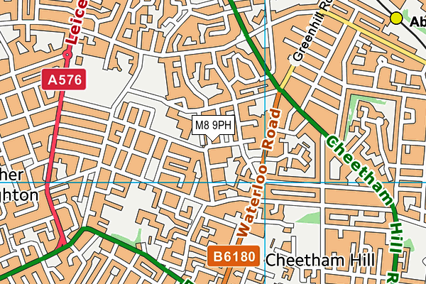 M8 9PH map - OS VectorMap District (Ordnance Survey)