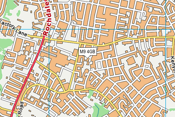 M9 4GB map - OS VectorMap District (Ordnance Survey)