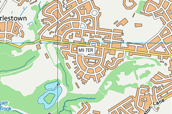 M9 7ER map - OS VectorMap District (Ordnance Survey)