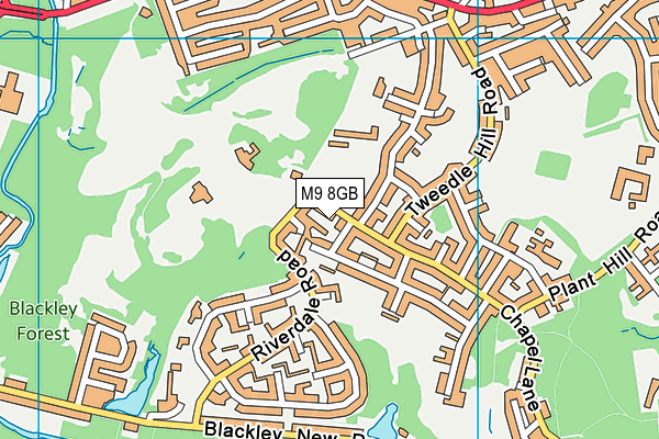M9 8GB map - OS VectorMap District (Ordnance Survey)
