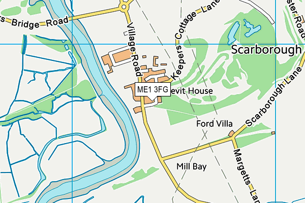 ME1 3FG map - OS VectorMap District (Ordnance Survey)
