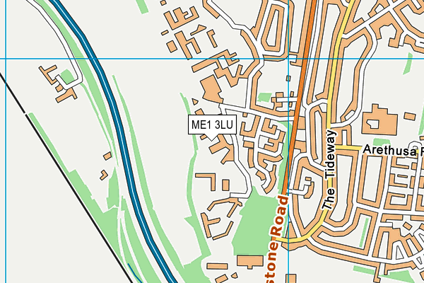 Hmp Cookham Wood map (ME1 3LU) - OS VectorMap District (Ordnance Survey)